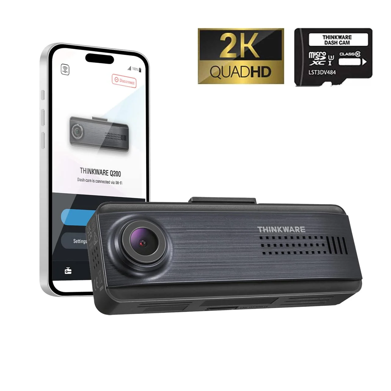 Thinkware Q200 Dashcam - Front & Rear - Supplied & Fitted - Image 2